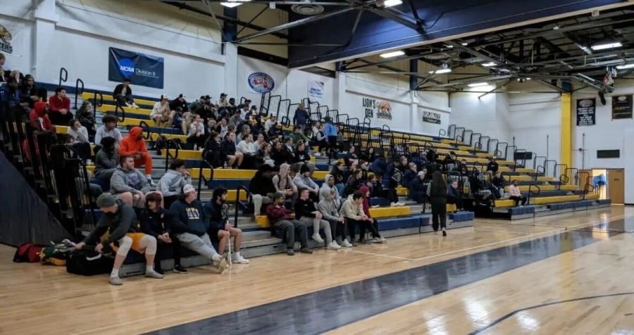 Student Athletes during the lecture. (photo from MCLA Athletics)