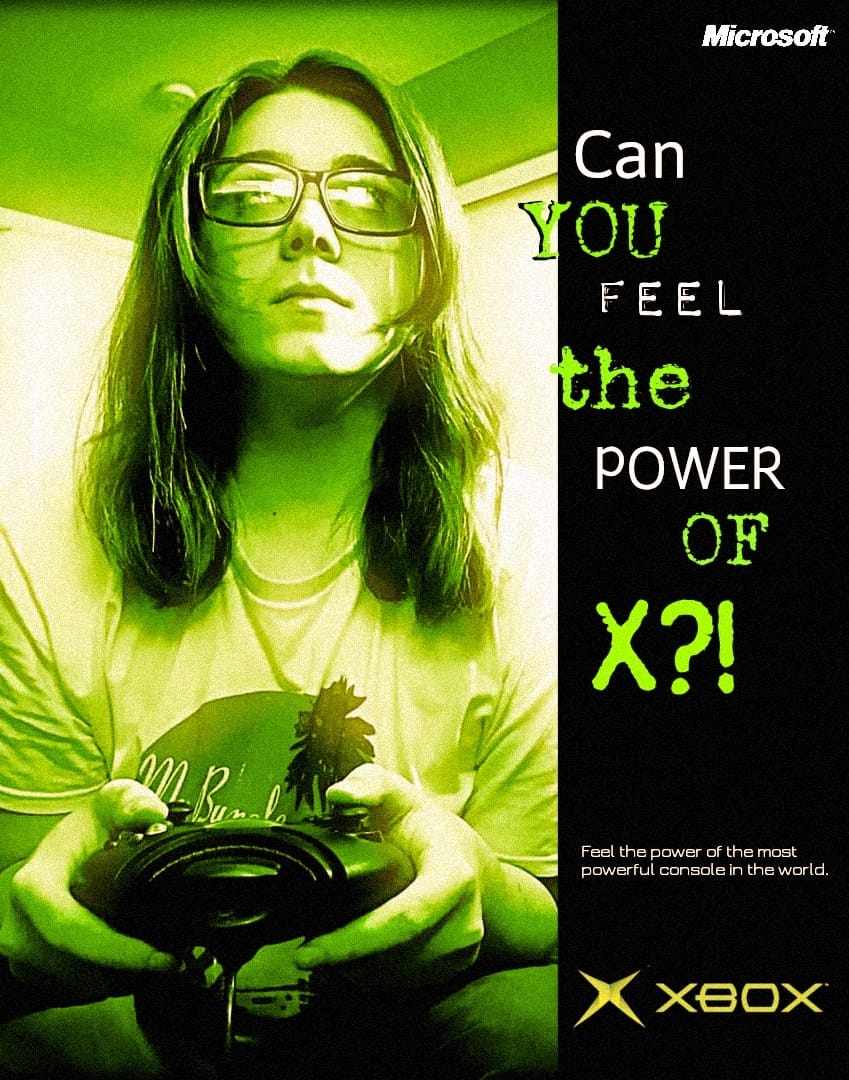 Xbox print advertisement, copyright Microsoft.