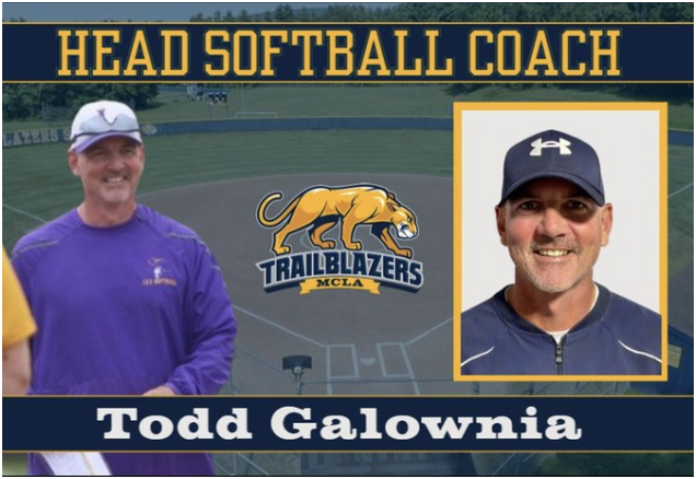 Todd Galownia, MCLA's newly appointed Head Softball Coach, who quit abruptly. 