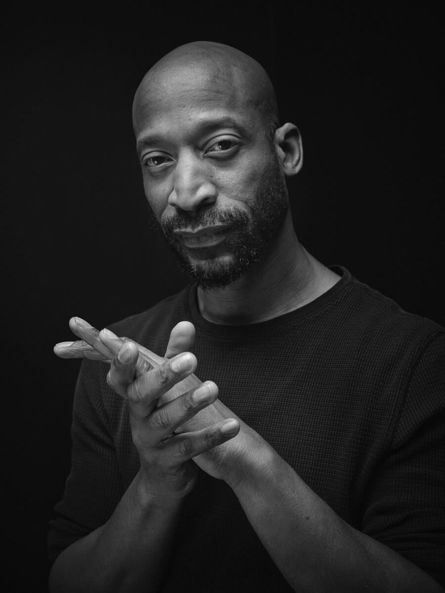MCLA's latest Benedetti Artist-in-Residence, Wendel Patrick.
