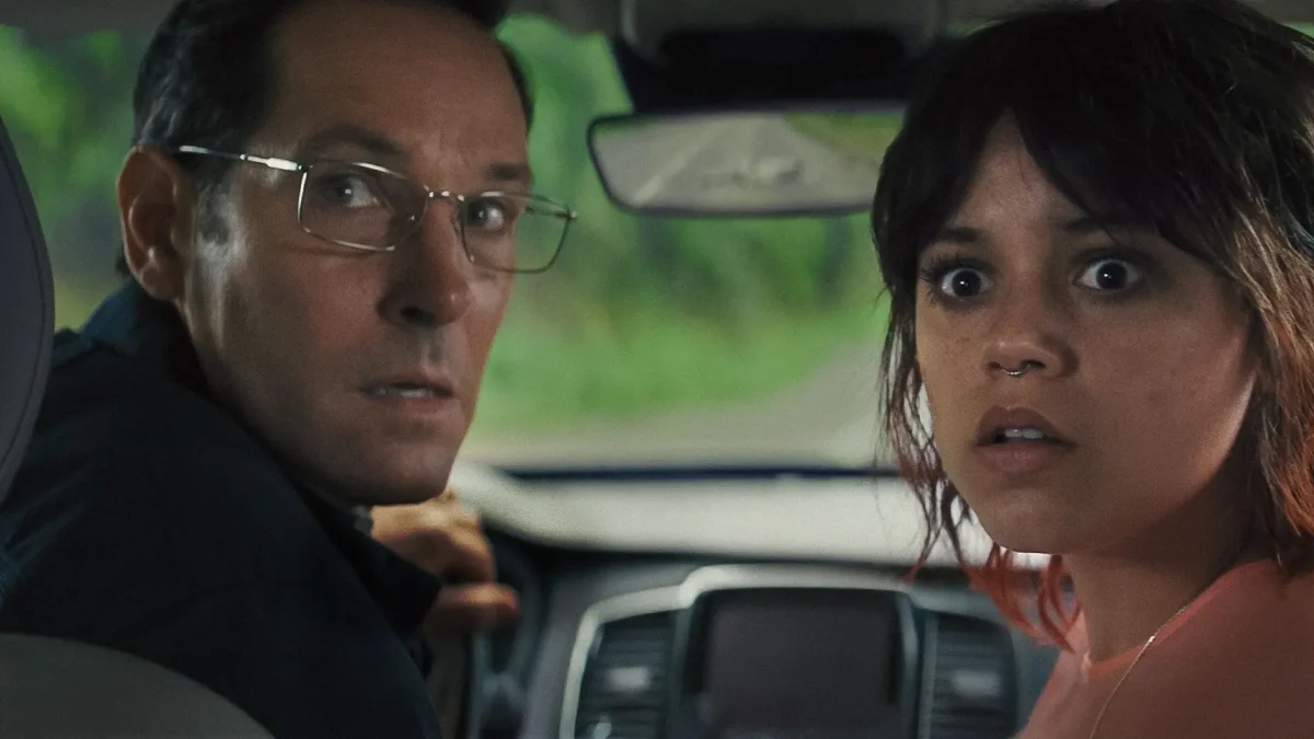 Paul Rudd and Jenna Ortega co-star in "Death of a Unicorn".