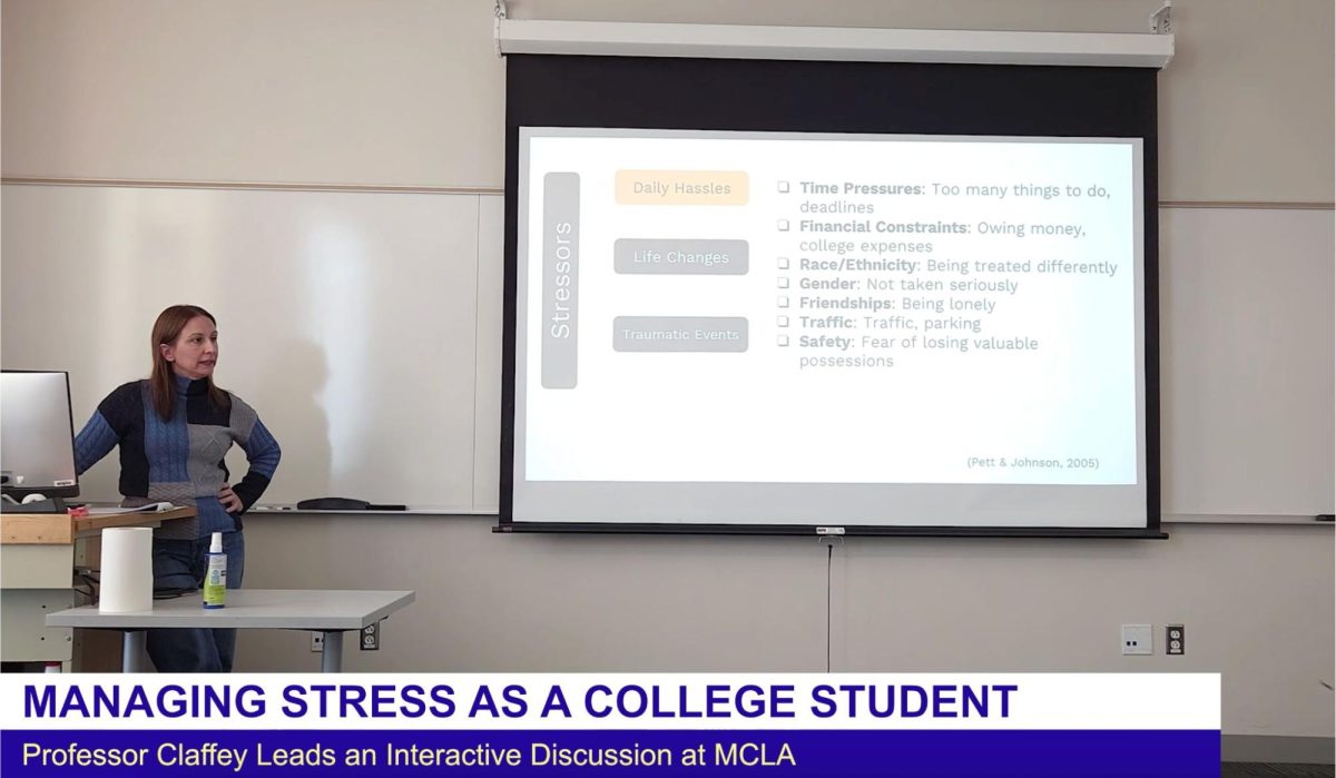 Managing Stress as a College Student: Interactive Discussion with Professor Claffey